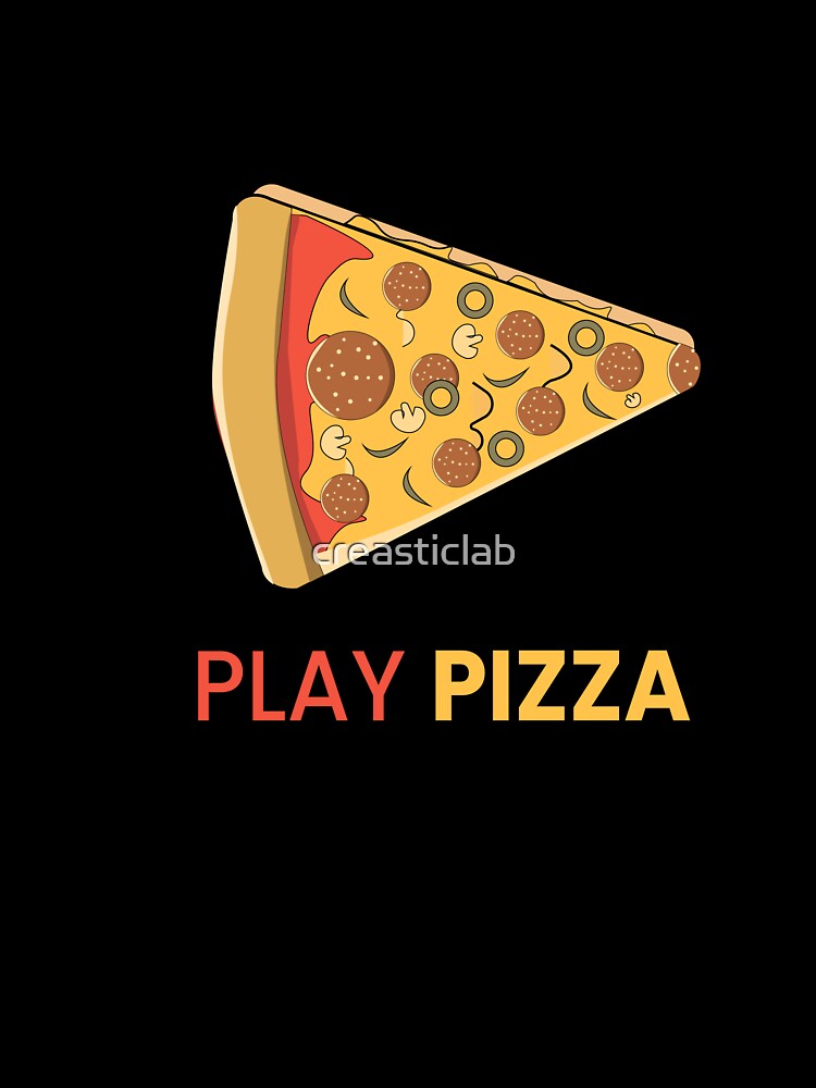 PLAY PIZZA by creasticlab Unisex , , , Long Sleeve Tee