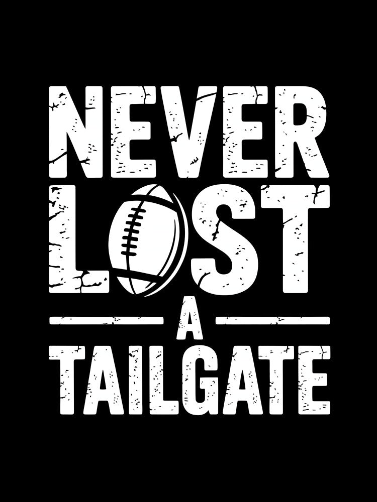 Never Lost A Tailgate Funny Football Game Day by DeanASkinner Unisex , , , Long Sleeve Tee