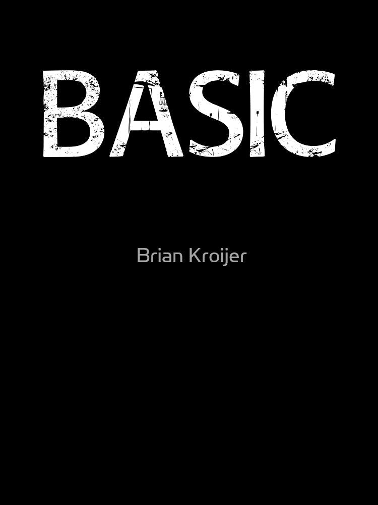 Basic by Brian Kroijer Unisex , , , Long Sleeve Tee