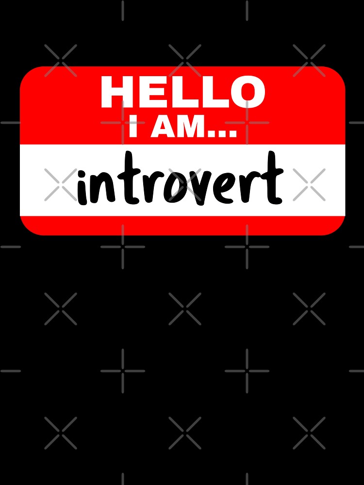 hello I am introvert by 23mangoes Unisex , , , Long Sleeve Tee