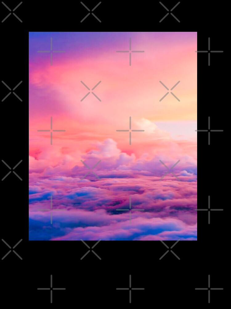 Cotton Candy Sky by Cutees-designs Unisex , , , Long Sleeve Tee