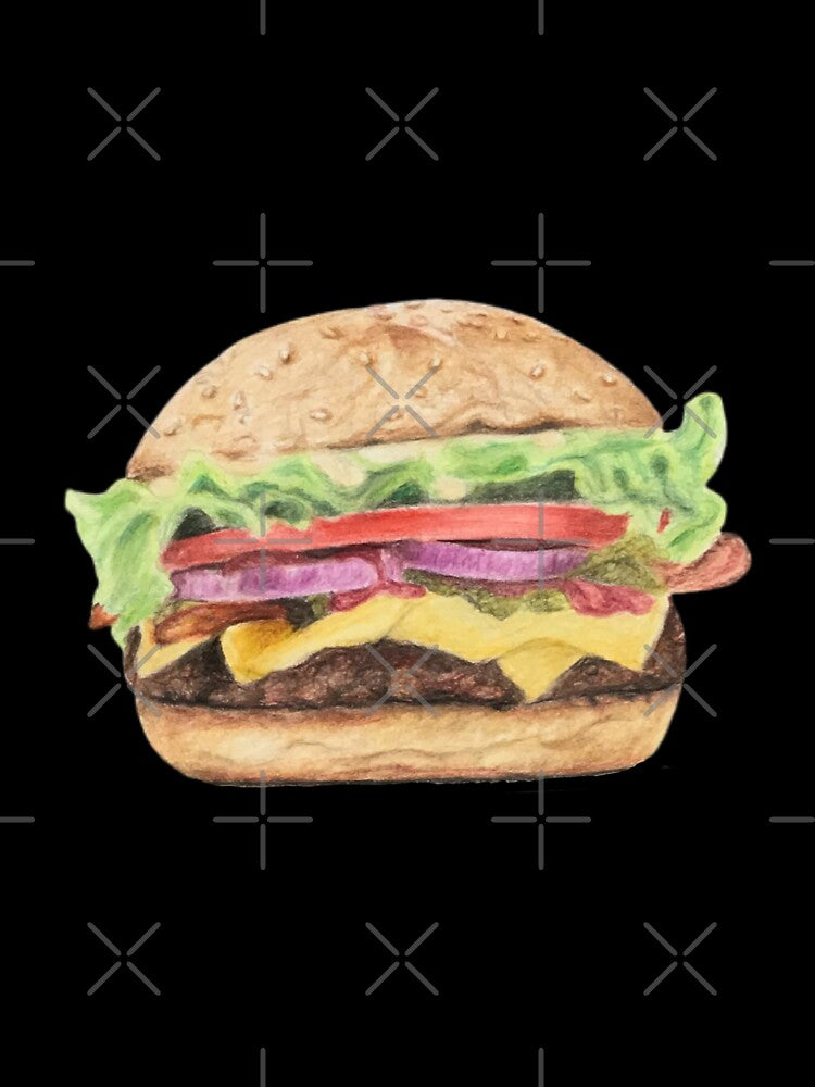 Juicy and delicious burger | burger lover by NathBros Unisex , , , Long Sleeve Tee