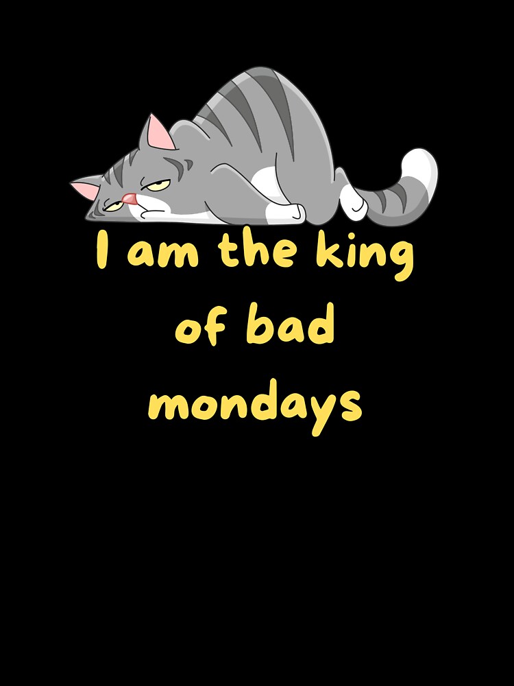 King of Bad Mondays by Jerseysrd Unisex , , , Long Sleeve Tee