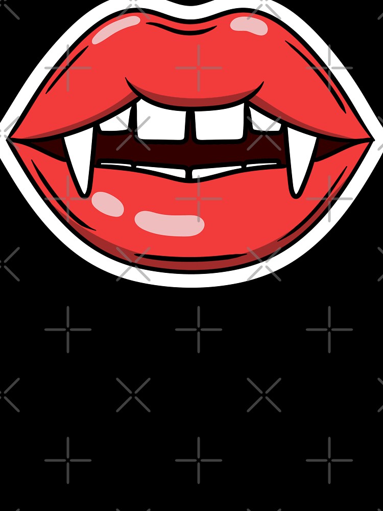 Vampire lips by Raymi03 Unisex , , , Long Sleeve Tee