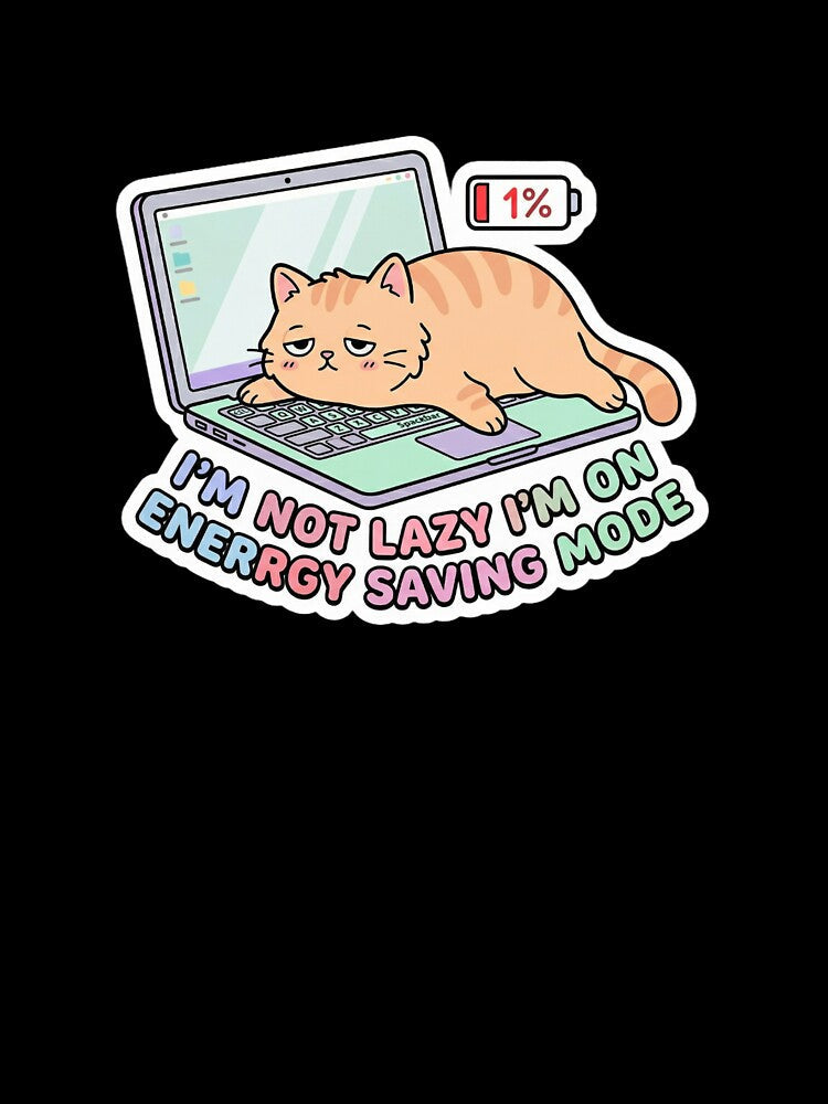 Lazy cat stickers by SagarUXshop Unisex , , , Long Sleeve Tee