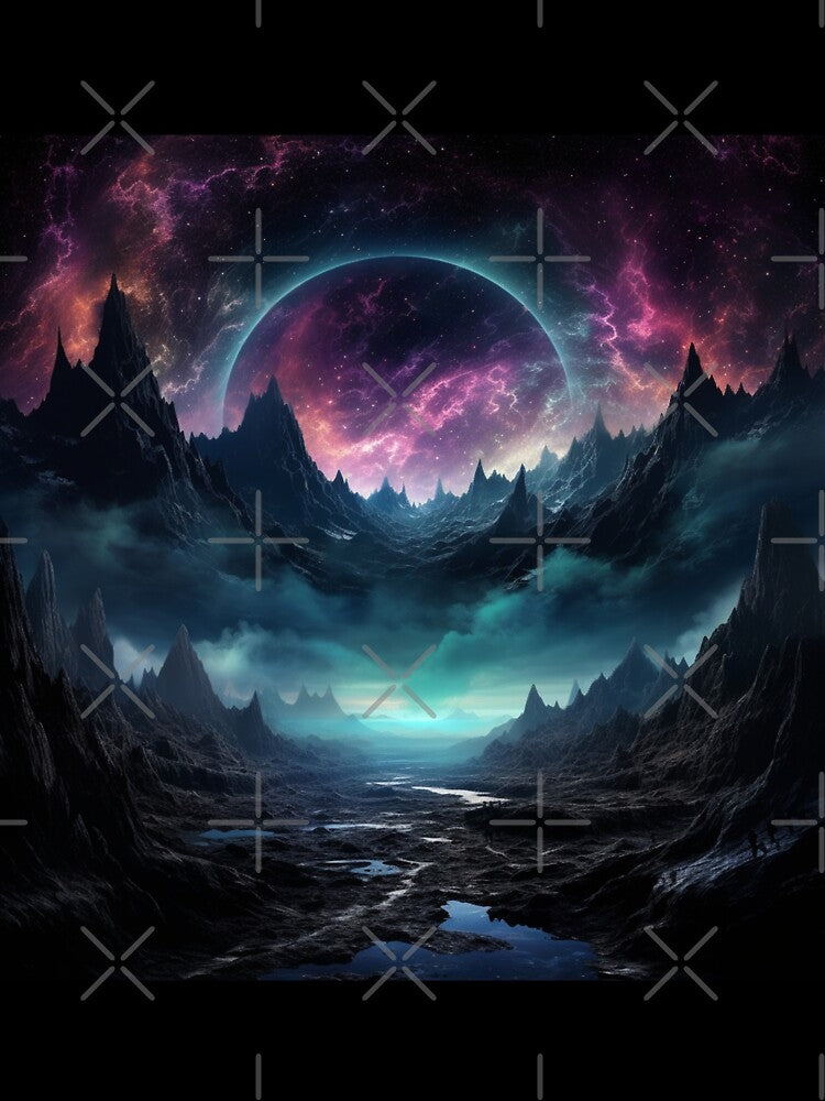 Dark Fantasy Landscape - Black Hole Rising by Fantasy Masterpiece