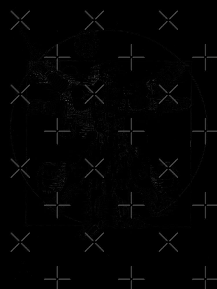 Vitruvian Max Ray by Tsudo Unisex , , , Long Sleeve Tee