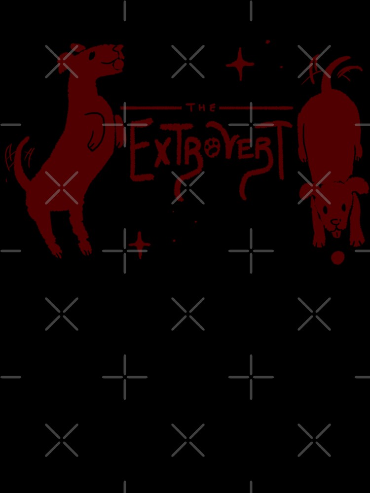 The extrovert - dog by Colleenartx Unisex , , , Long Sleeve Tee