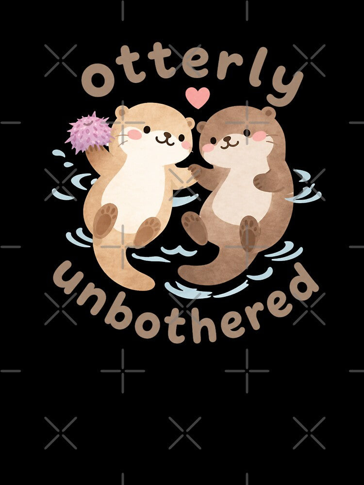 otterly unbothered by ChewyLemon Unisex , , , Long Sleeve Tee