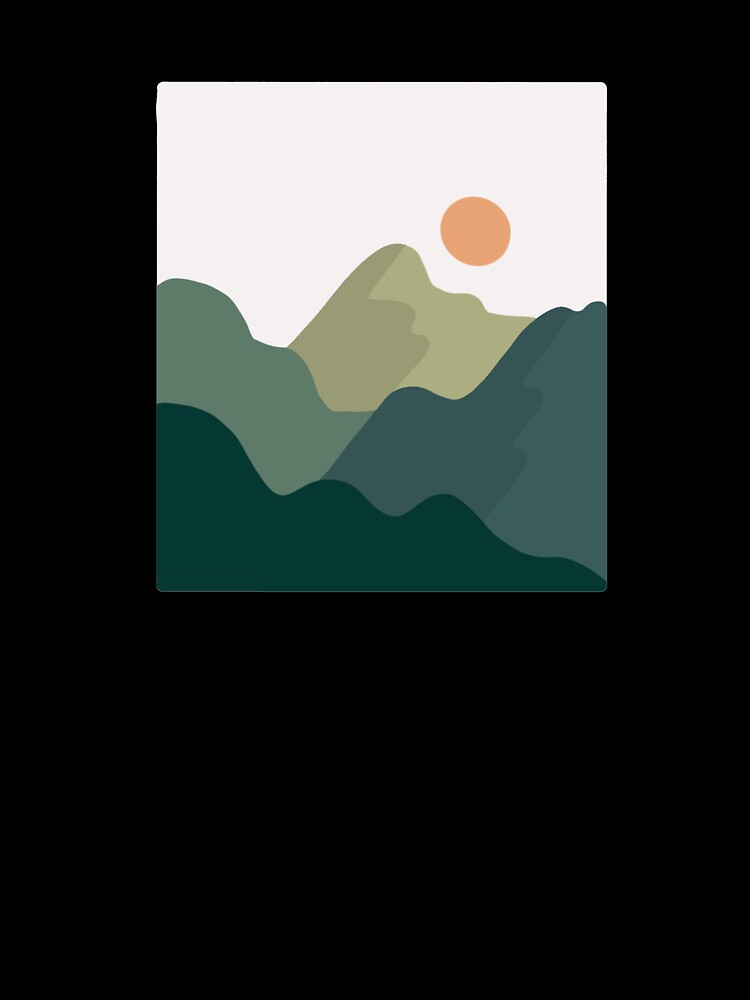 simple mountains design by lucy-arts Unisex , , , Long Sleeve Tee