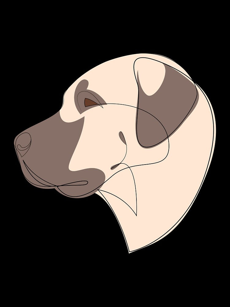 Anatolian Shepherd Dog - continuous line by addillum