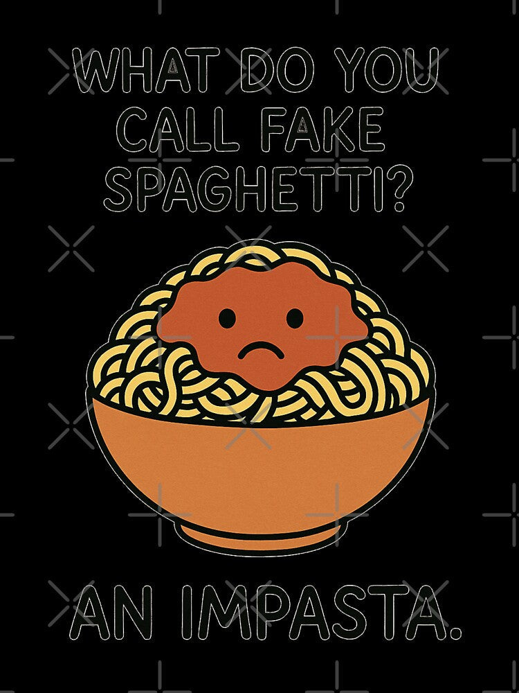 Dad Joke - Impasta by Bounce & Pounce Unisex , , , Long Sleeve Tee
