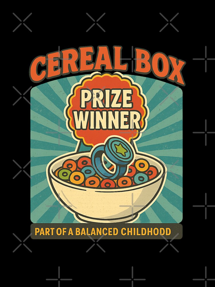 Cereal Box Prize Winner by TessAdventures Unisex , , , Long Sleeve Tee