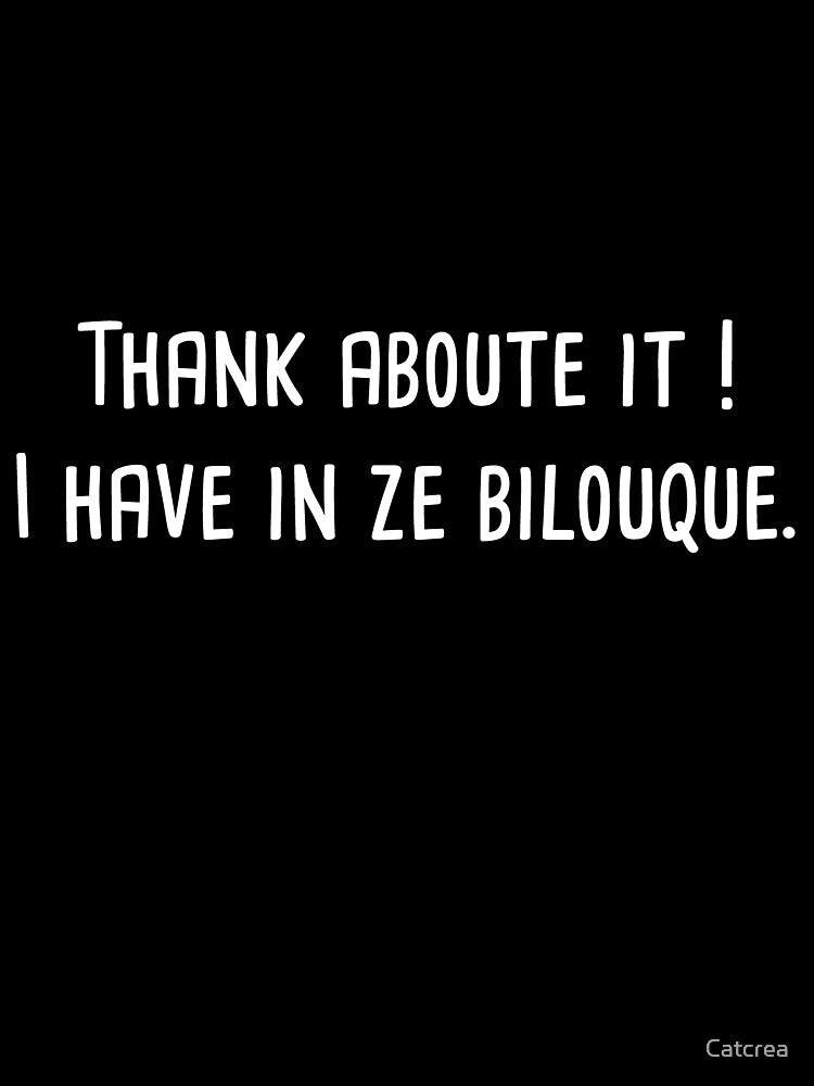 I have in ze bilouque the city of fear quote by Catcrea