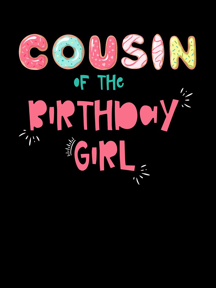 Cousin of the sweet one Family Donut theme by SwankyFine Unisex , , , Long Sleeve Tee