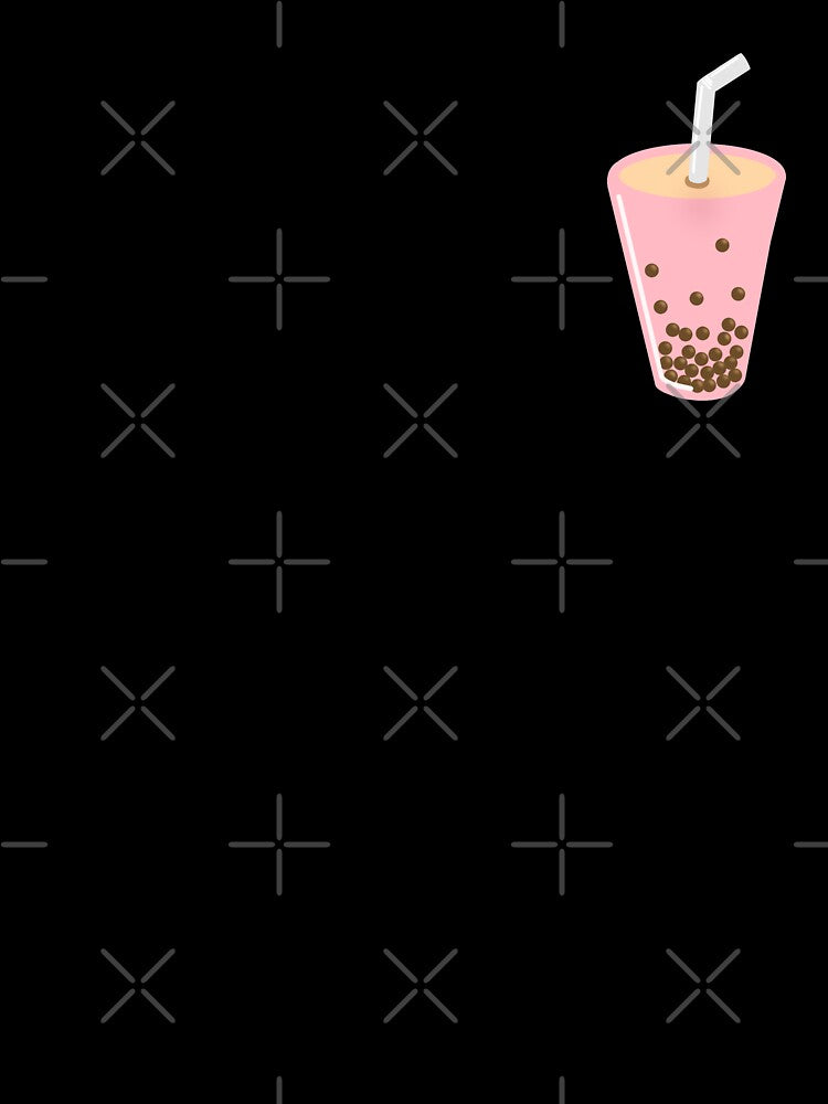 Boba Bubble Tea Drink Design by m-sketchbook Unisex , , , Long Sleeve Tee