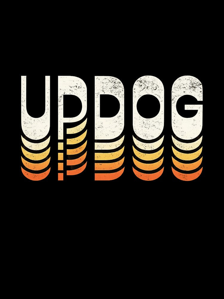 Updog Funny Meme Retro Vintage Stripe Humor by ZEtexaxe Unisex , , , Long Sleeve Tee