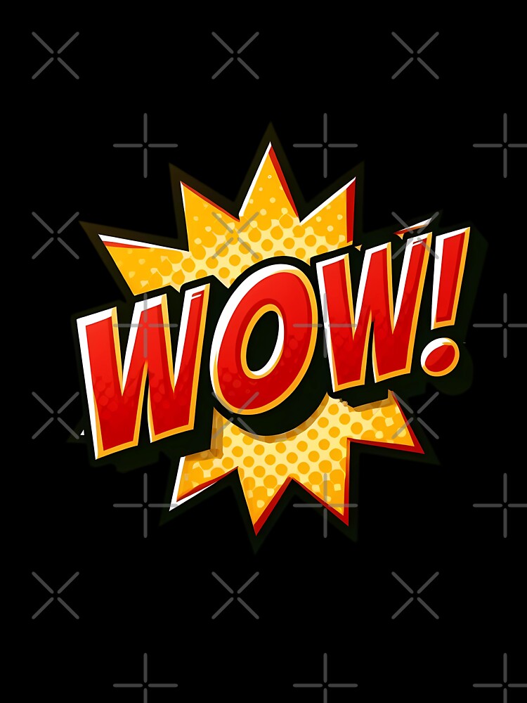 Wow! by lovedanielbrown Unisex , , , Long Sleeve Tee