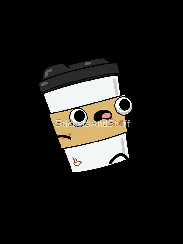 Cute Running Latte by StickersAndStuff Unisex , , , Long Sleeve Tee