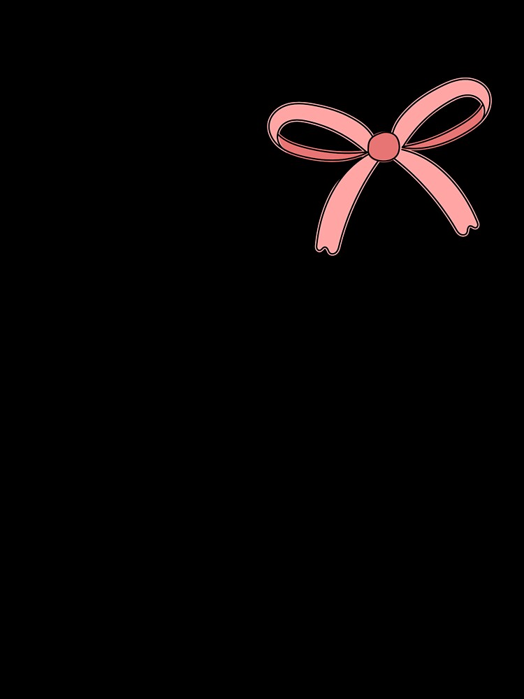 Cute Pink Ribbon by MinezJi15 Unisex , , , Long Sleeve Tee