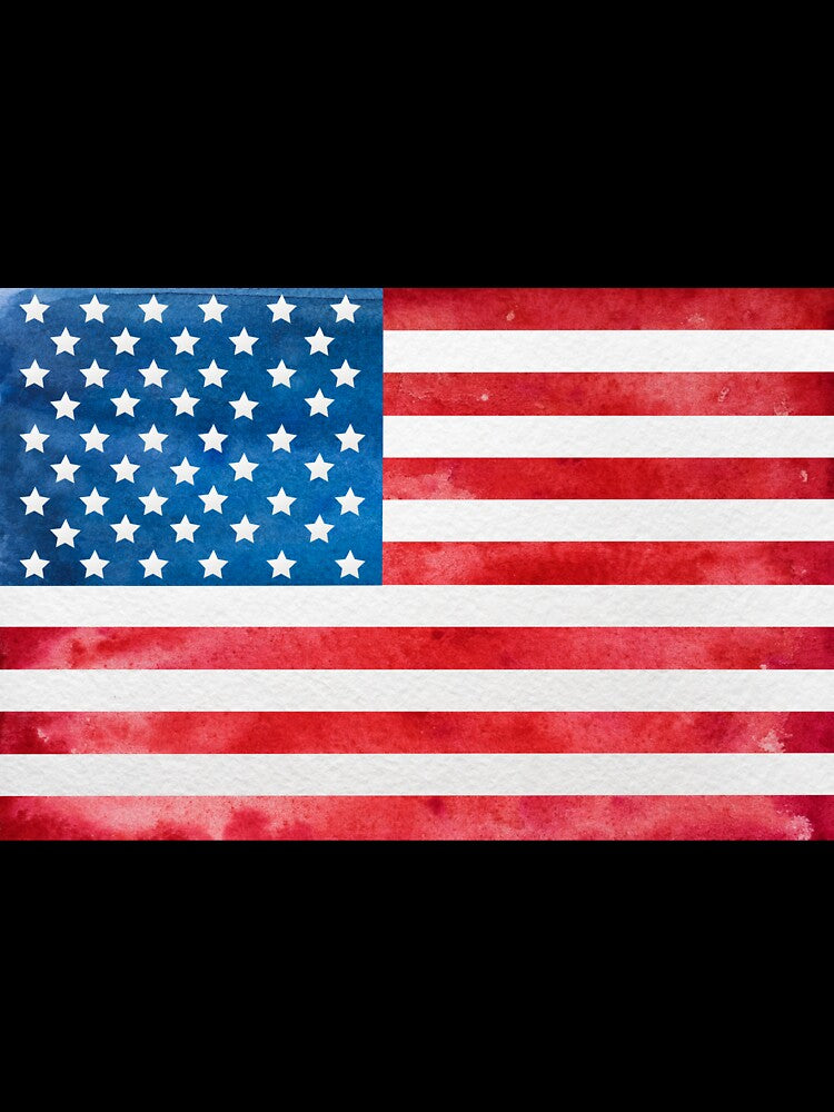 usa flag for independant day or to wear daily by mimi-designer Unisex , , , Long Sleeve Tee