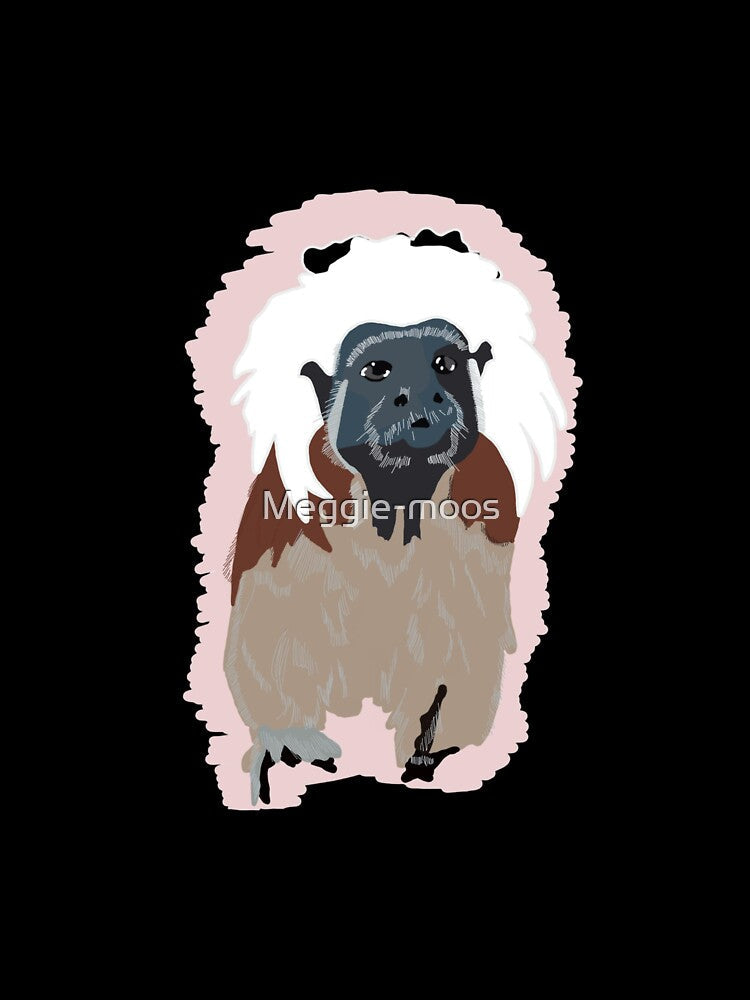 Cotton Topped Tamarin by Meggie-moos Unisex , , , Long Sleeve Tee