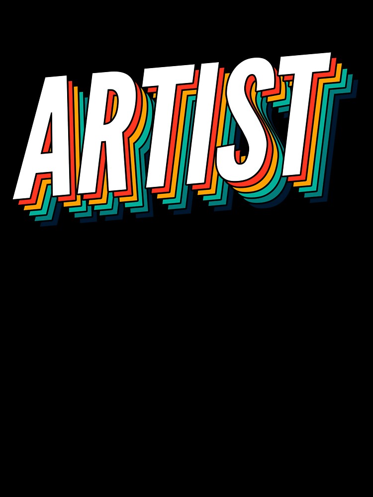Artist Retro Vintage Label For The Best Artist by SVPOD Unisex , , , Long Sleeve Tee