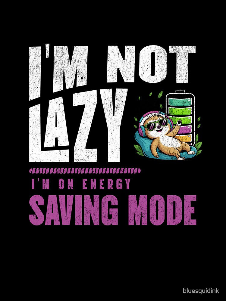 I'm not lazy, i'm on energy saving mode, meerkat by bluesquidink Unisex , , , Long Sleeve Tee