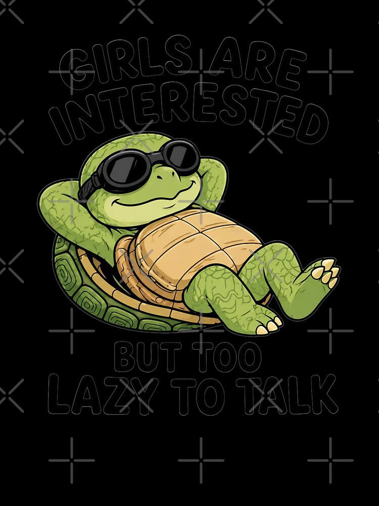 Girls Are interested but too lazy to talk by Threadnovax Unisex , , , Long Sleeve Tee