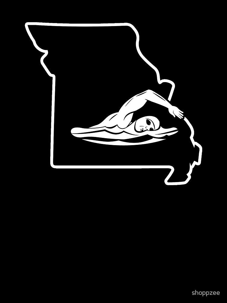 Swim Gear Missouri T Shirts For Swimmers by shoppzee Unisex , , , Long Sleeve Tee