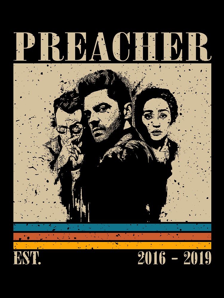 Retro Preacher by MichaelBurnLove Unisex , , , Long Sleeve Tee