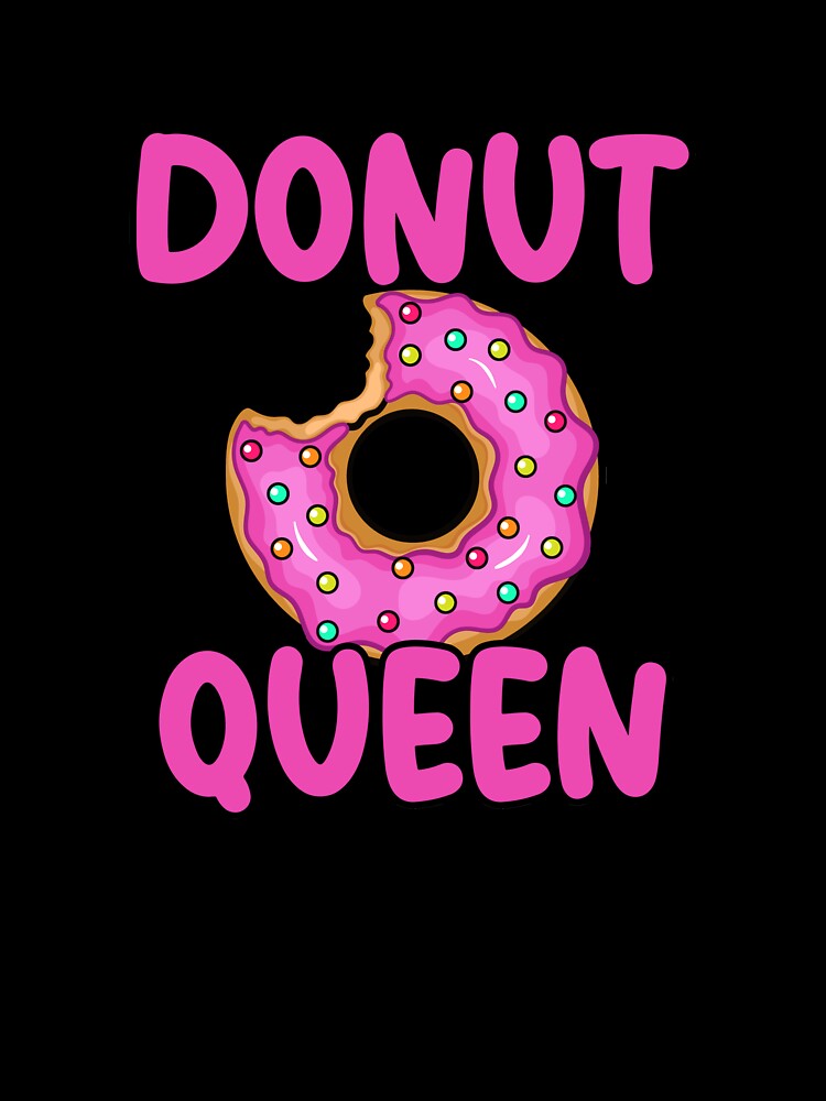 Donut Quenn Mama of Funny Donut Birthday by SwankyFine Unisex , , , Long Sleeve Tee