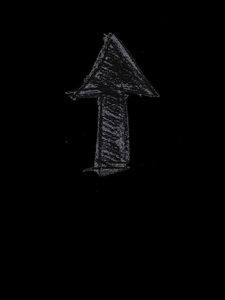 Stylish up arrow by Imutobi Unisex , , , Long Sleeve Tee