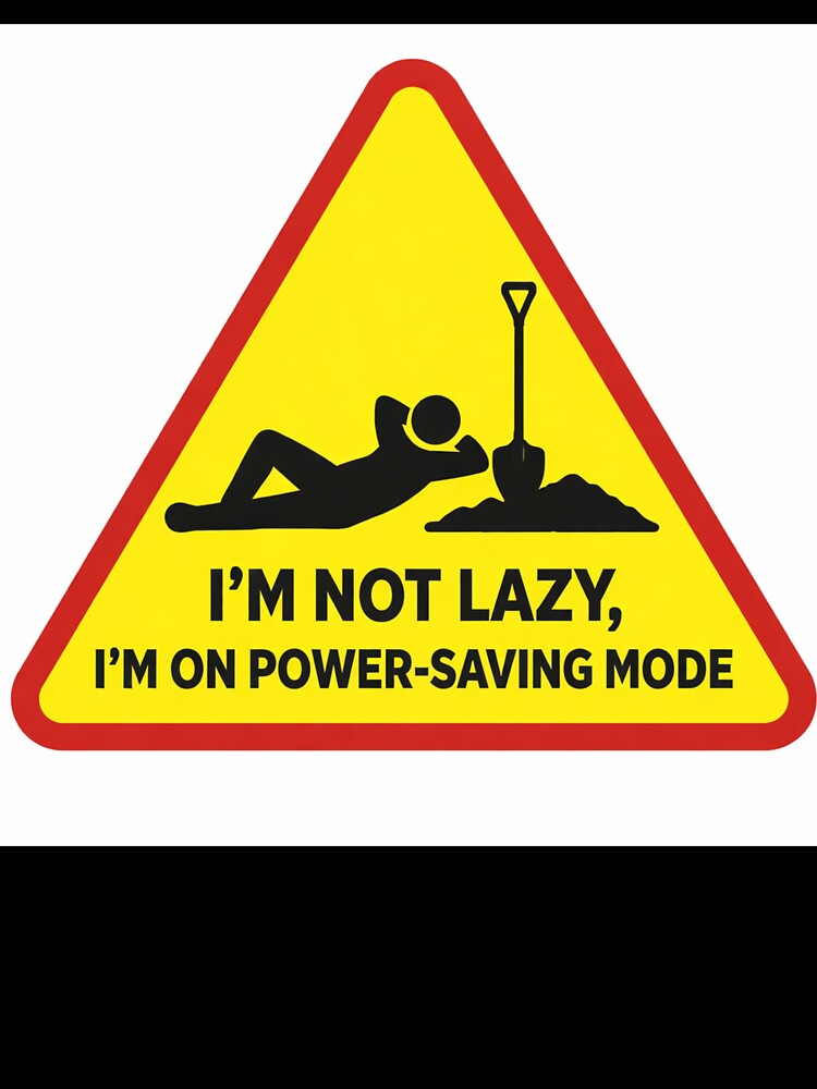 LAZY man by ThreadedMagic Unisex , , , Long Sleeve Tee