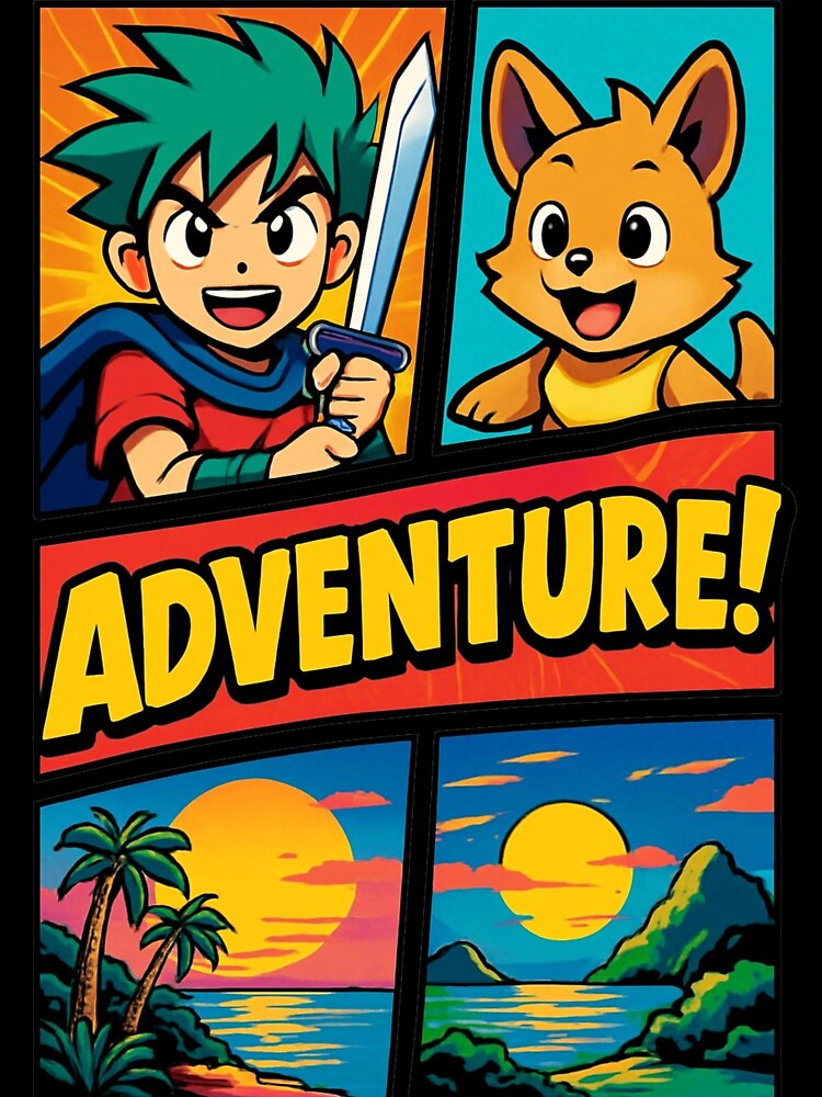Cartoon Adventure by GUNAPRIYAA Unisex , , , Long Sleeve Tee