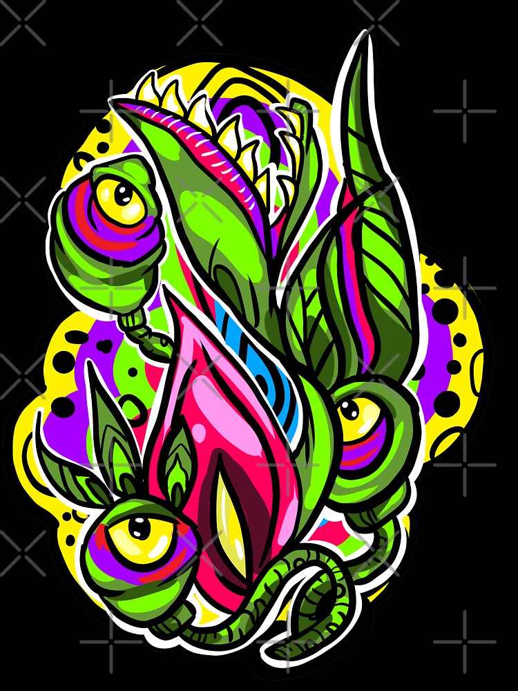Psychedelic Plant Life by Pigcowtopus