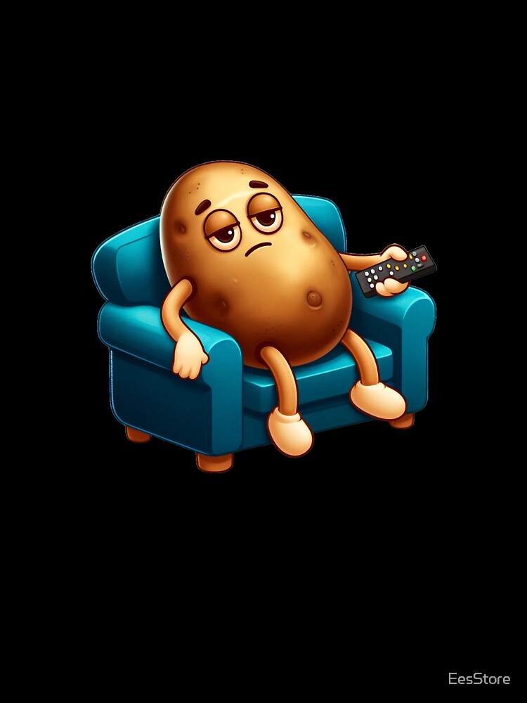 Couch Potato by EesStore Unisex , , , Long Sleeve Tee