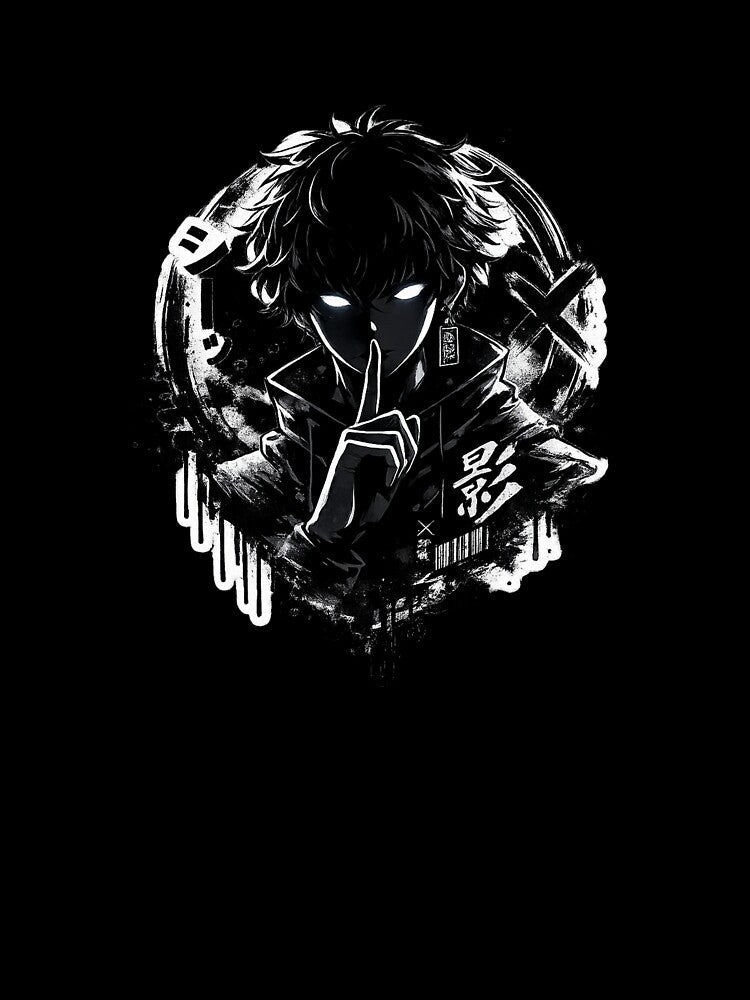 Shadow Whisper Anime Aesthetic by Velmox Unisex , , , Long Sleeve Tee