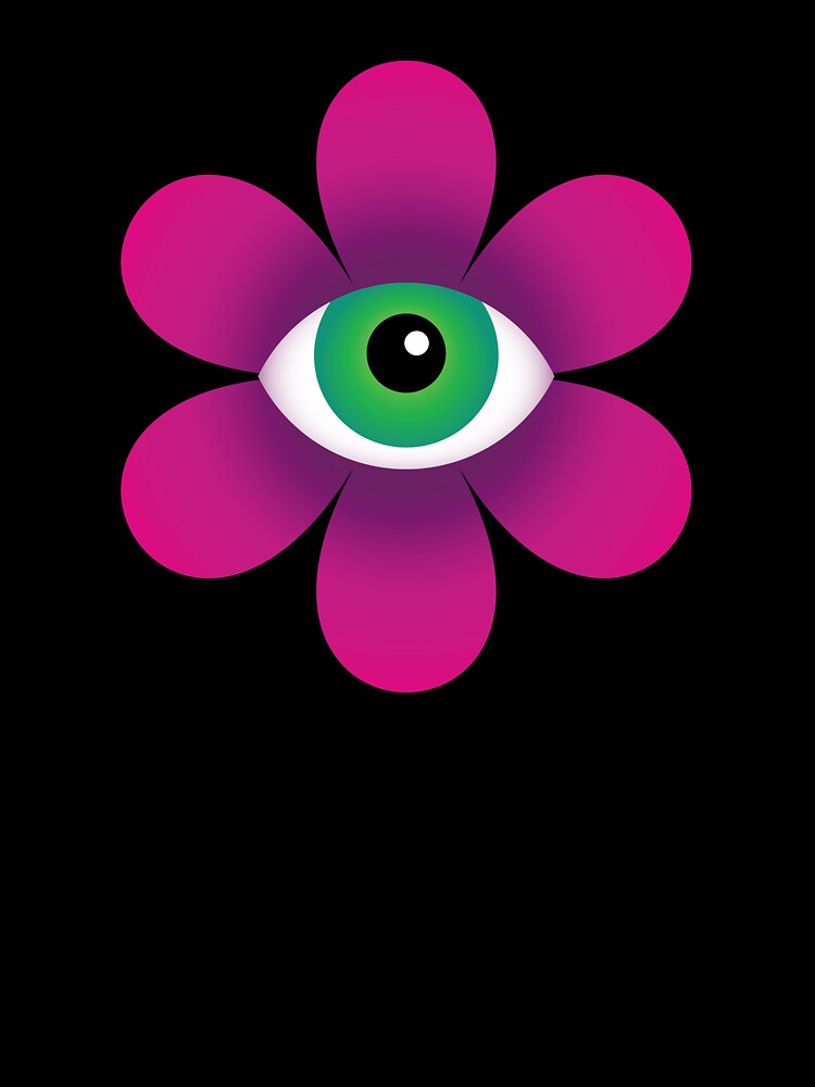 Psychedelic Flower Eye by PaigeKoDesign