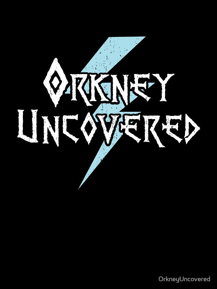 Orkney Uncovered - lightning bolt design - travel tourism history by OrkneyUncovered Unisex , , , Long Sleeve Tee