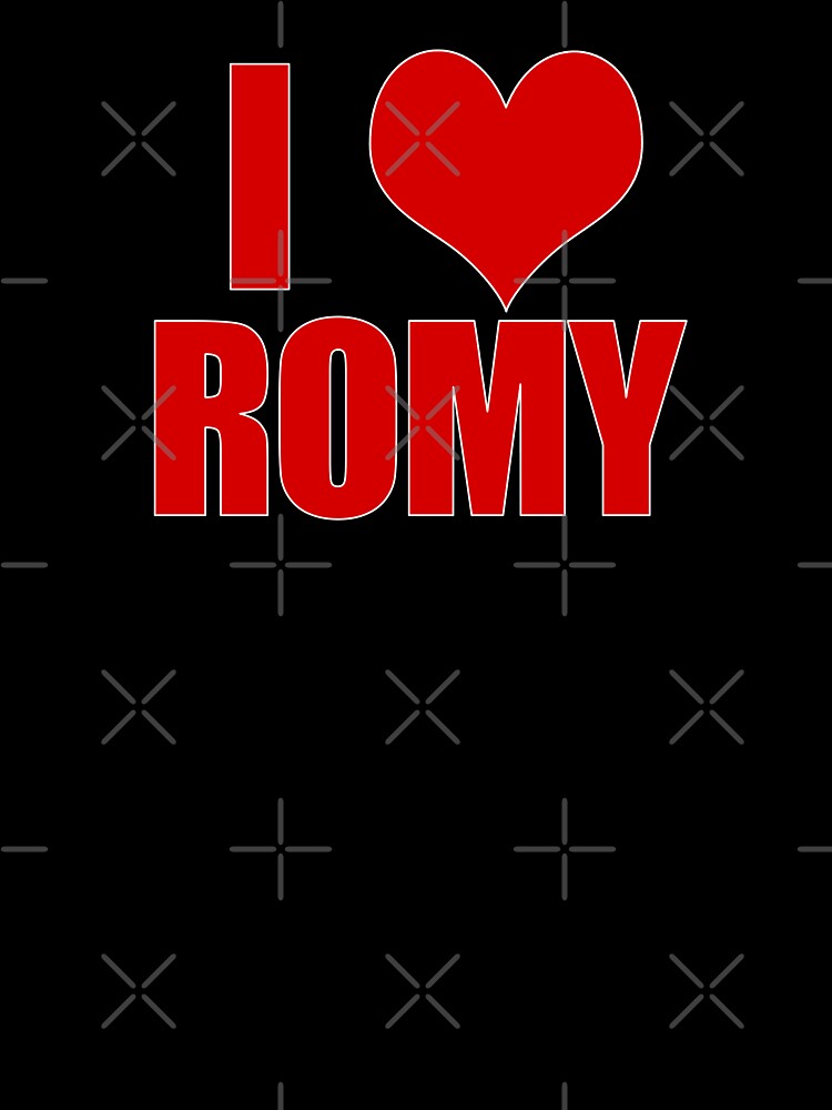 I Love Romy by ToyoTees Unisex , , , Long Sleeve Tee