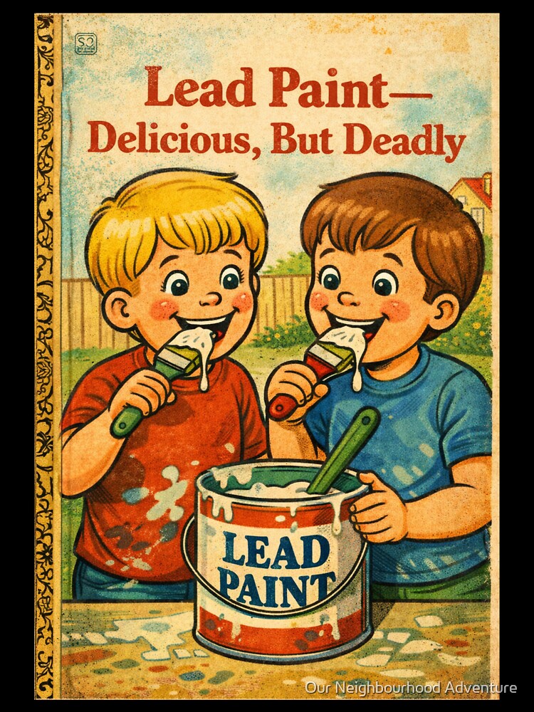 Lead Paint — Delicious, But Deadly by Our Neighbourhood Adventure Unisex , , , Long Sleeve Tee