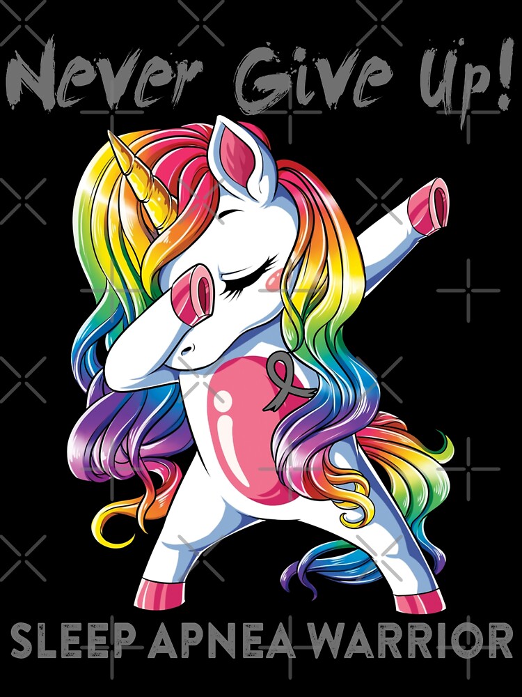 Sleep Apnea Warrior - Never Give Up! - Support Sleep Apnea Warrior Gifts by whlrcheryl