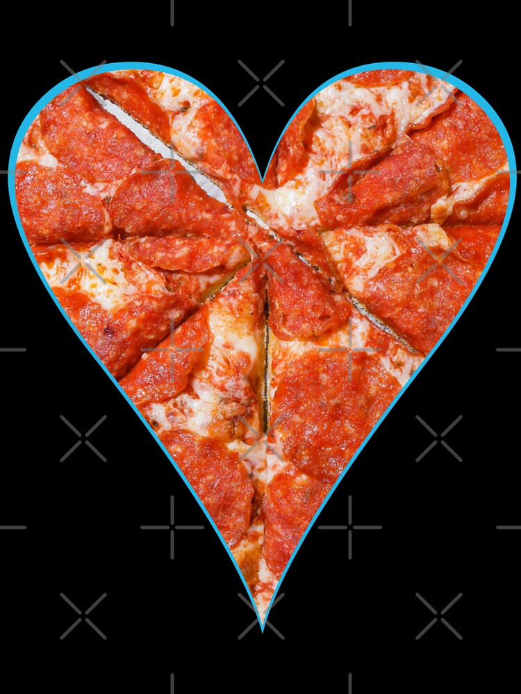 I Heart Pizza Close Up Variant by quirkycounselor Unisex , , , Long Sleeve Tee