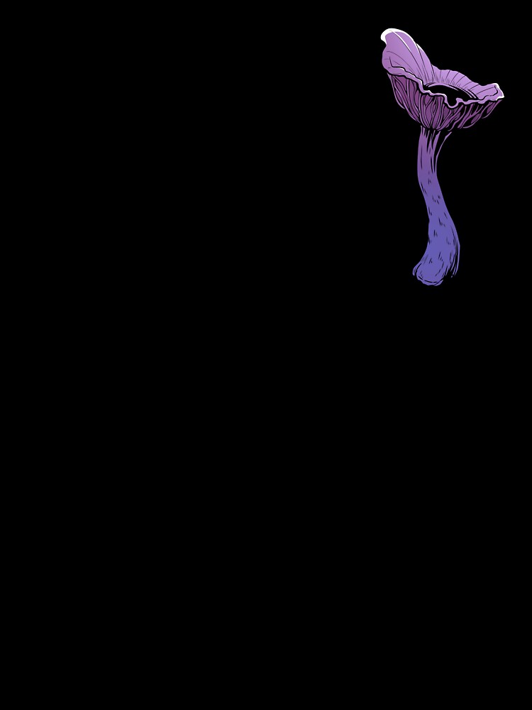Purple mushroom by MalkyTea Unisex , , , Long Sleeve Tee