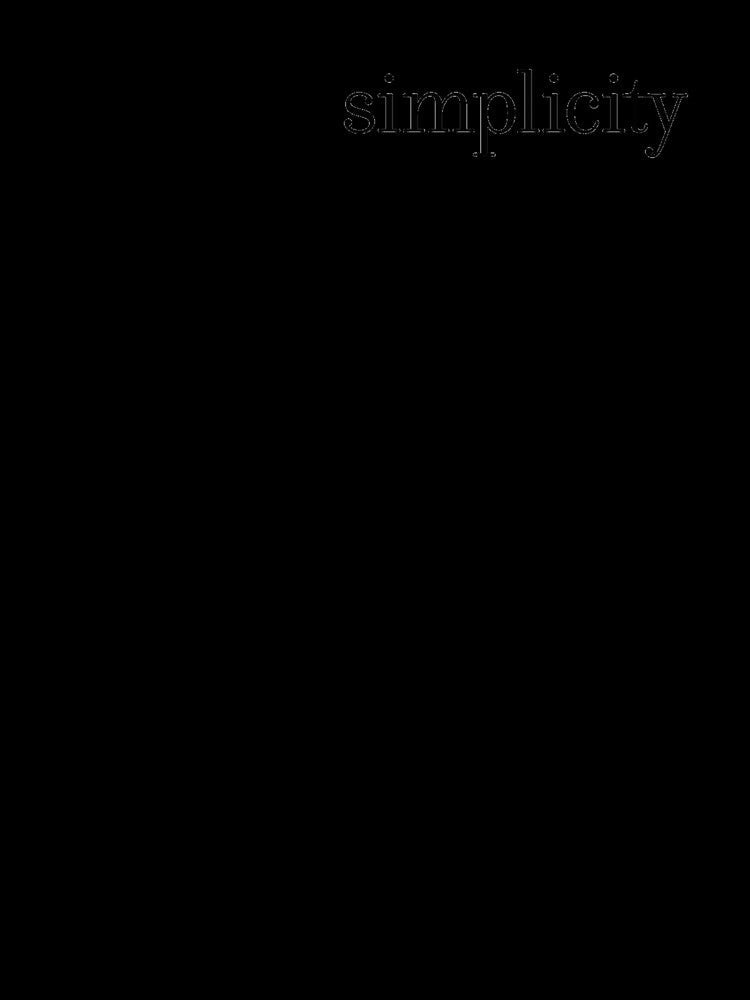 simplicity by Arteider Unisex , , , Long Sleeve Tee