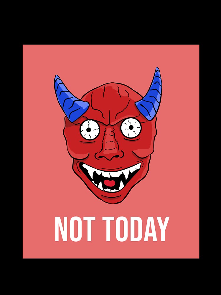 Not today by Matheus2001 Unisex , , , Long Sleeve Tee