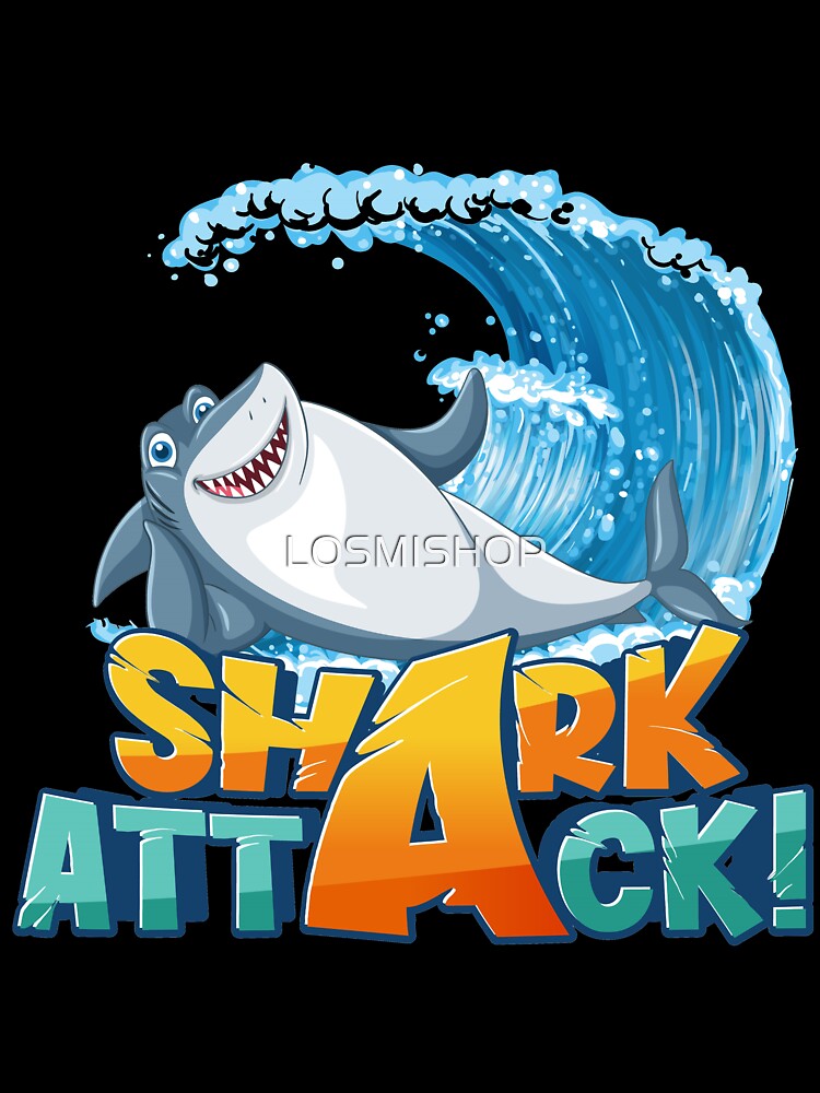 shark attack by LOSMISHOP Unisex , , , Long Sleeve Tee