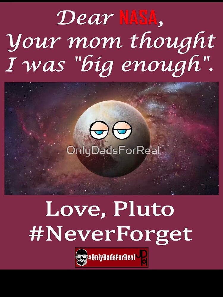 Pluto (Plum) *More Colors Available in Collection by OnlyDadsForReal Unisex , , , Long Sleeve Tee