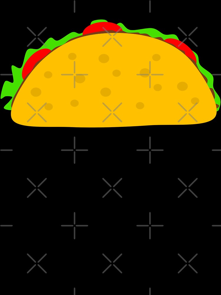 Hard Shell Beef Lettuce Tomato Taco by toddbrooney Unisex , , , Long Sleeve Tee